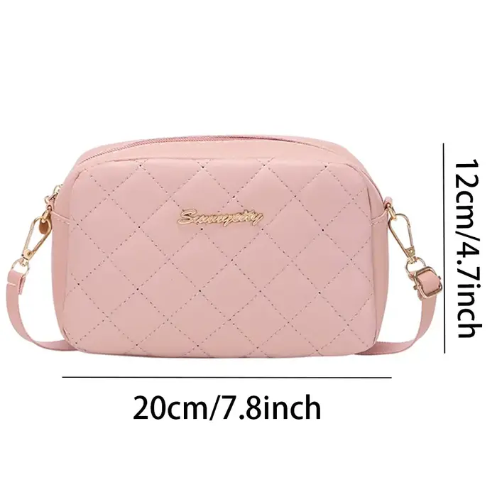 Sac Messager Tendance pour Femme – Petit Sac à Bandoulière de Marque Designer avec Chaîne – Sac à Main Élégant pour Dames