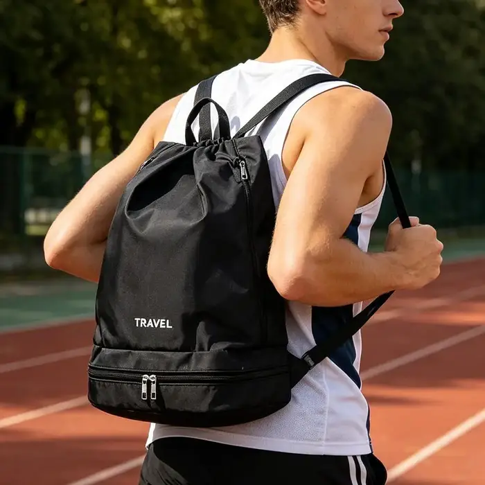 Sac de natation à séparation sec-humide