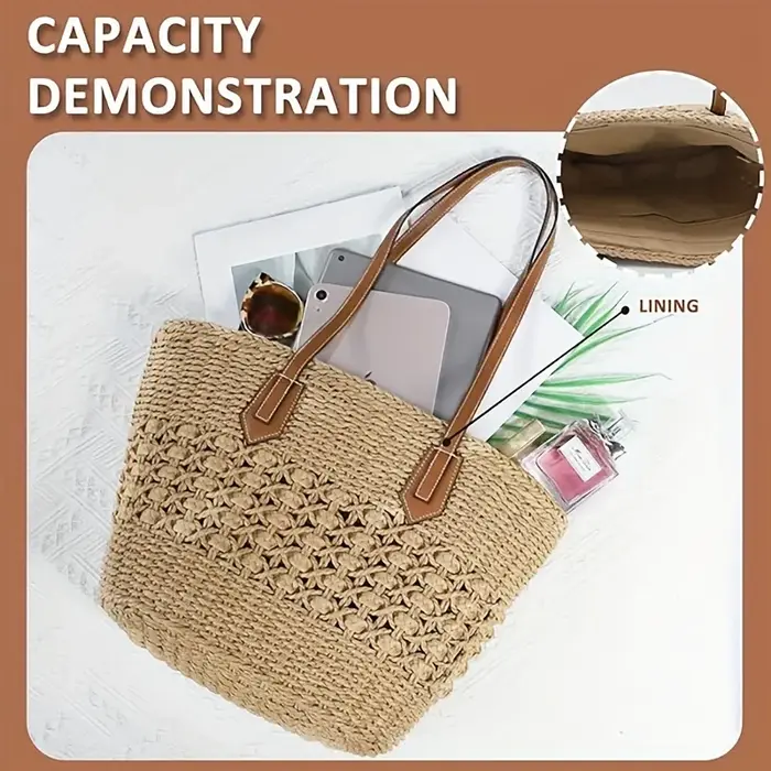 Nouveau bohême femmes sacs à bandoulière grande capacité été panier sac de paille