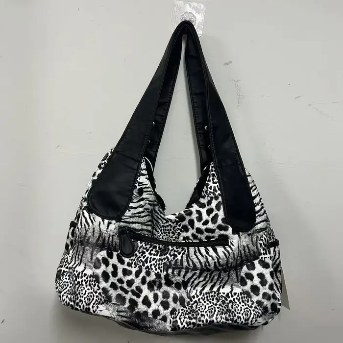 Sac à main pour femme Angel Kiss, motif léopard, sac à bandoulière, sac à poignée supérieure, sacoch