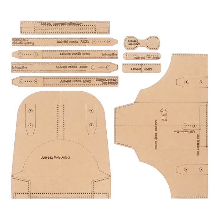 1 ensemble de dessins en cuir DIY