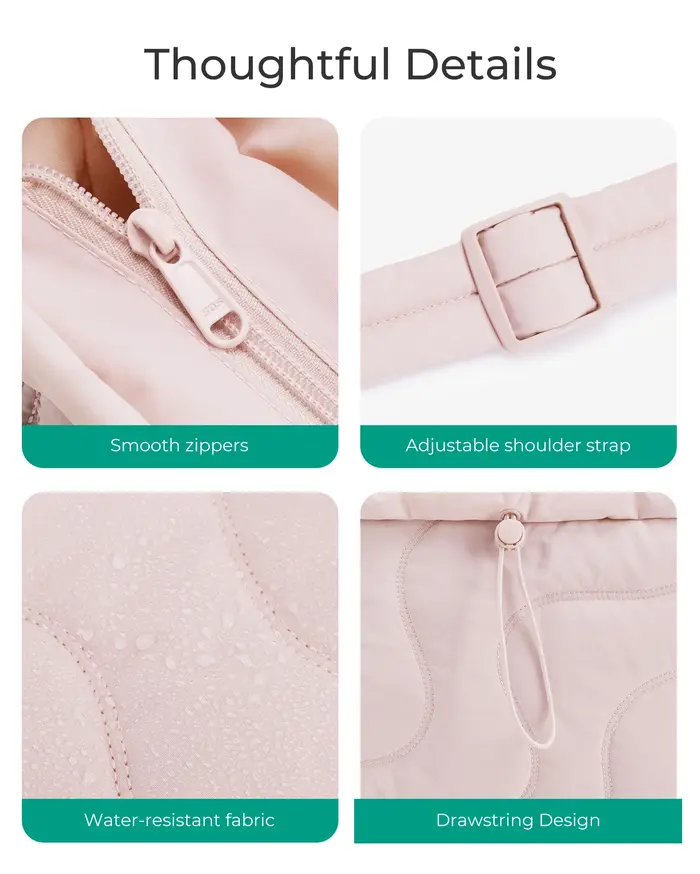 BAGSMART sac fourre-tout grande capacité sacs à main école adolescent étudiant sac de messager trajet sac pour femme
