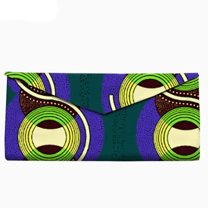 Sac à main pour femme, pochette de soirée avec tissu imprimé africain