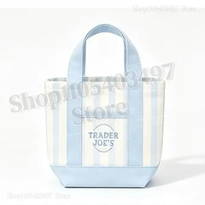Mini sac fourre-tout Trader Joe's en toile