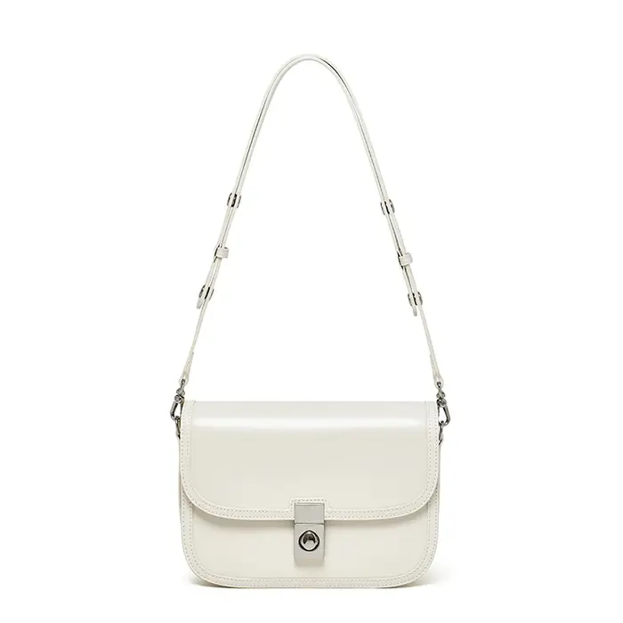 Sac messager en cuir véritable pour femme, sac à bandoulière en cuir de vachette double couche, raba