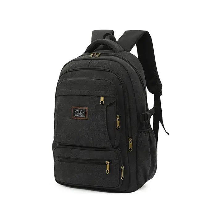 Sac à dos rétro en toile pour hommes