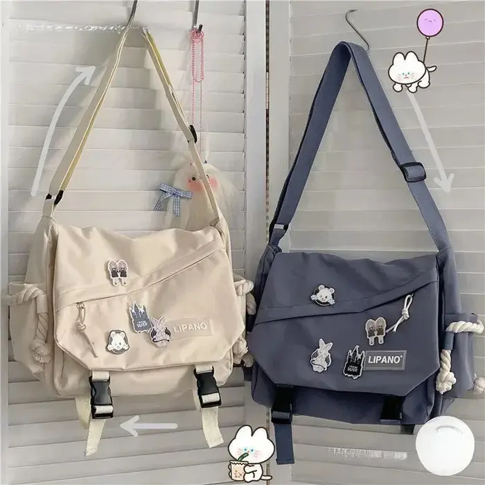Sac postier Vintage polyvalent beau Style de travail sac à bandoulière artistique pour hommes et femmes sac