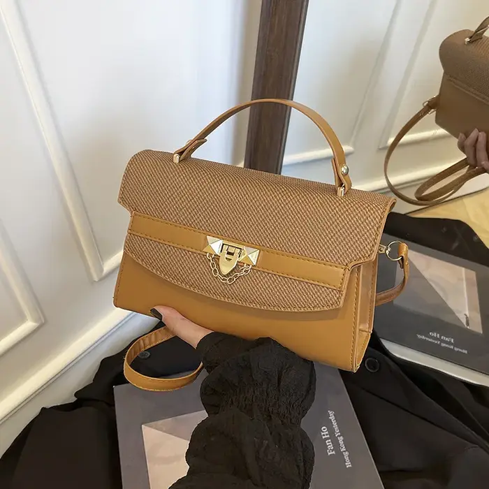 Sac Kelly Color-Block Nouveauté Été 2026 – Sac à Main Fourre-tout Petit Sac Bandoulière Haut de Gamme Tendance pour Femme