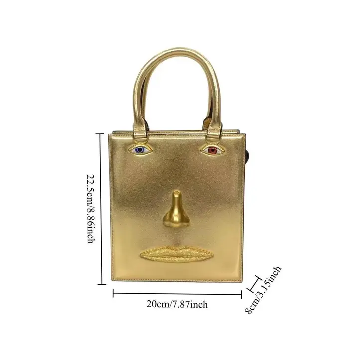 Sac à main de luxe en cuir noir pour femme