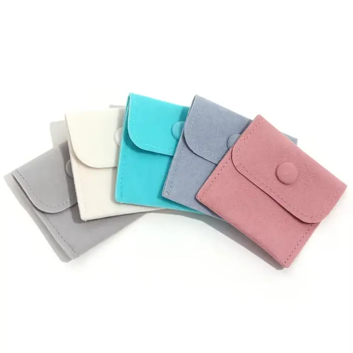 Qualité sensation plusieurs couleurs velours matériel boucle Style sac à main pochette bijoux sac emballage