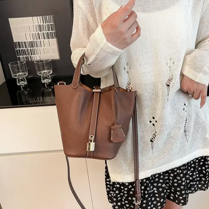 Sac à main en cuir véritable 2026 Nouveau modèle