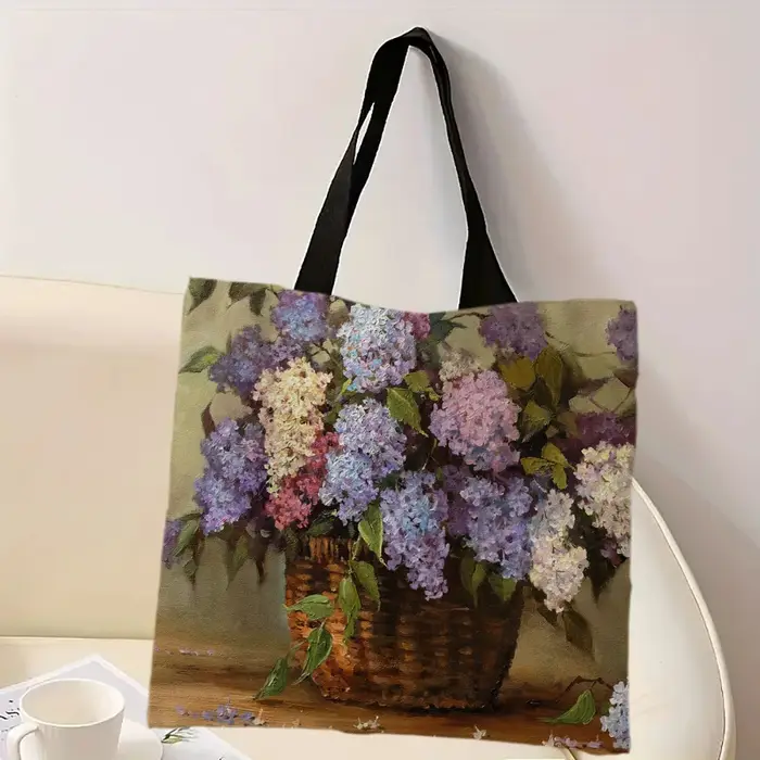 Sac fourre-tout imprimé floral