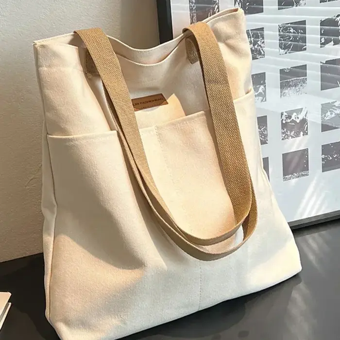 Sac fourre-tout en toile pour femmes
