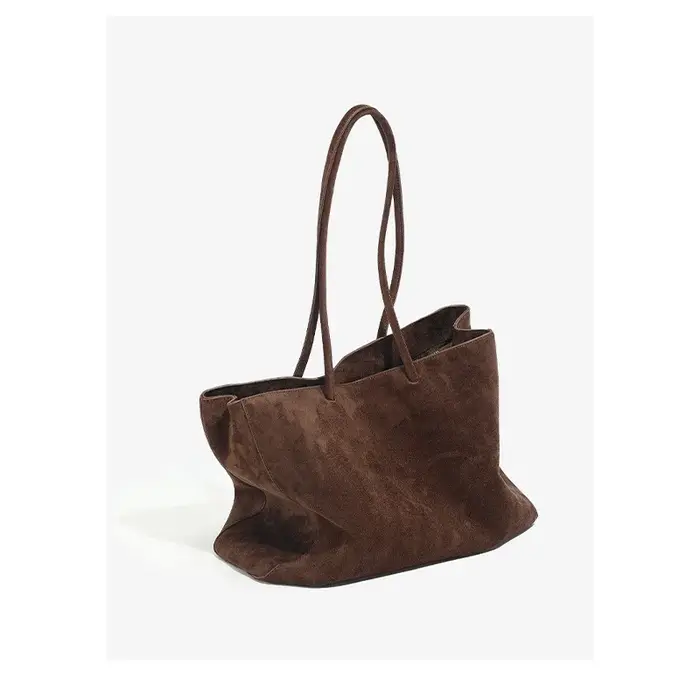 Sac à bandoulière sous les bras en daim de luxe