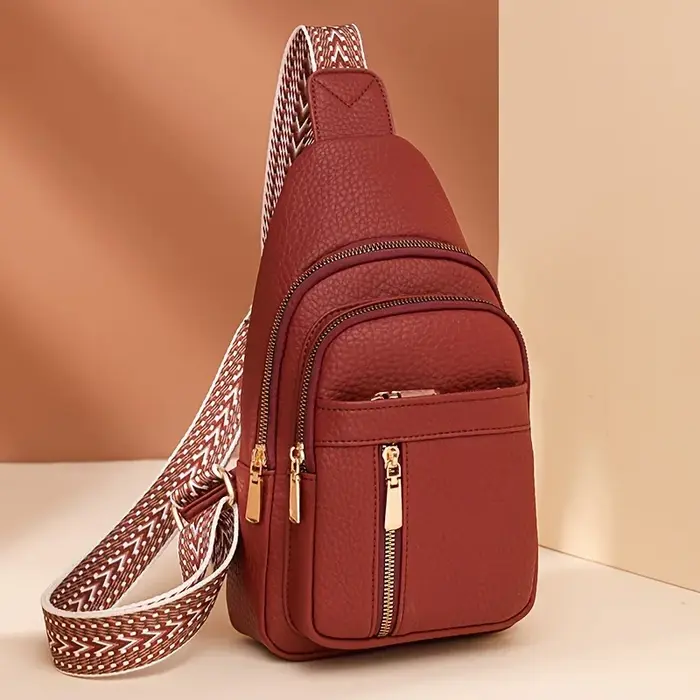 Sac à Bandoulière Rétro Chic en Cuir PU Souple