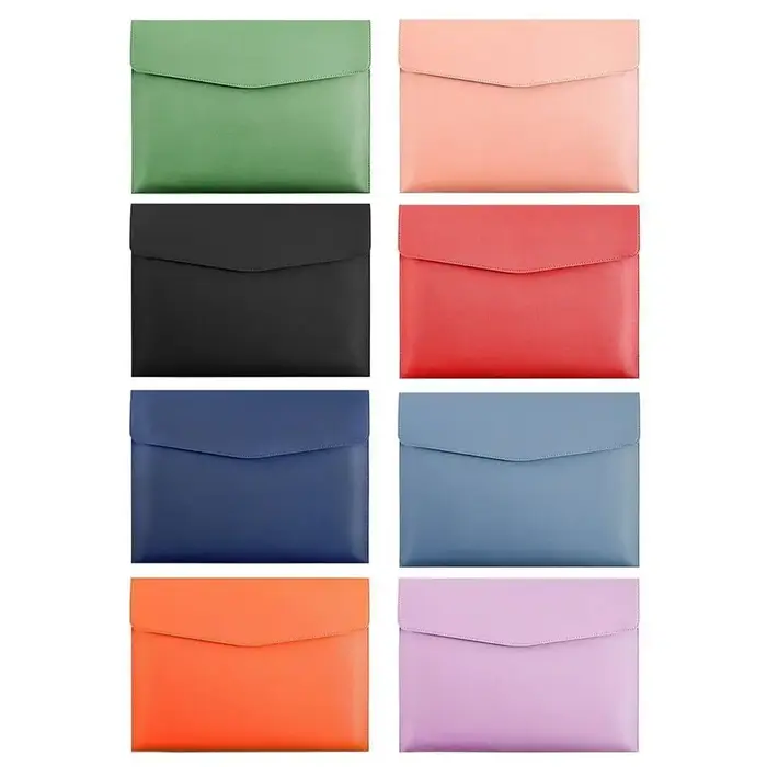 A4 enveloppe dossier en cuir pochette à documents