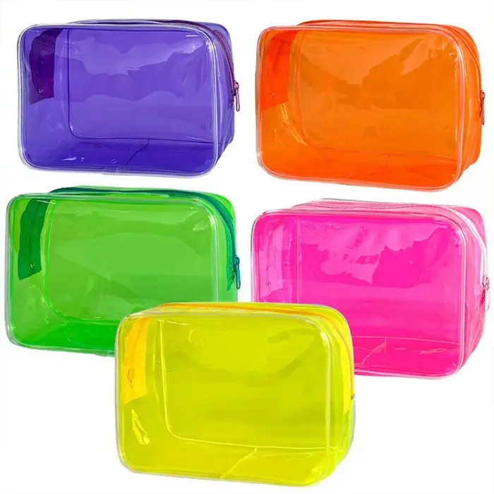 Sac à cosmétiques Transparent coloré