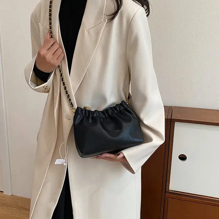 Sac à bandoulière en cuir PU pour femmes
