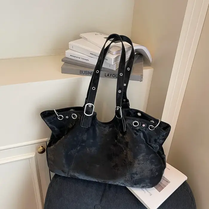 Vintage grands sacs pour femmes sacs à main poignée supérieure sac à main mode sacoche boulette Pack