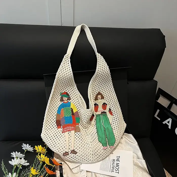 Sac tricoté grande capacité