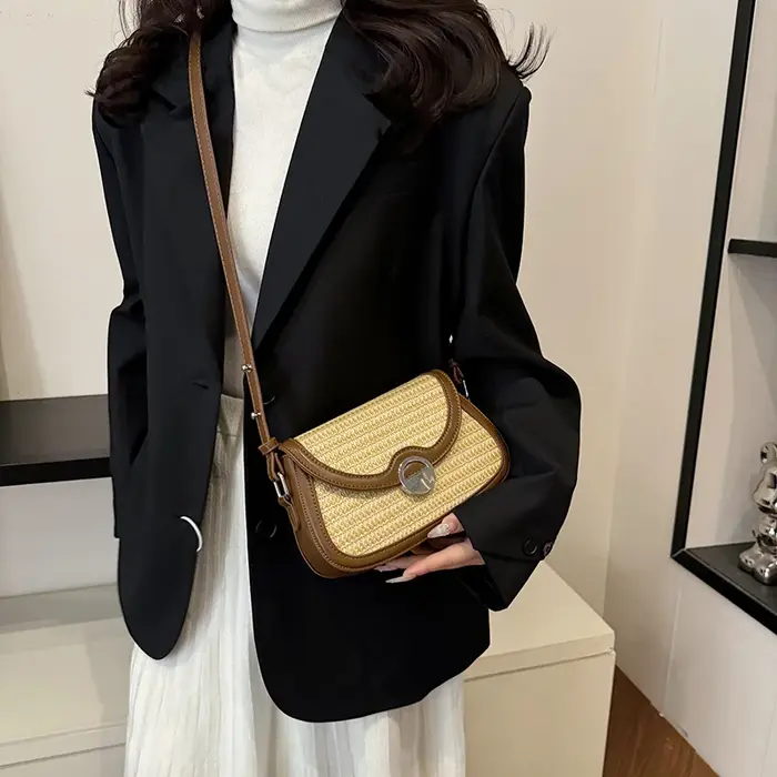 Sac à main tissé de styliste pour femmes