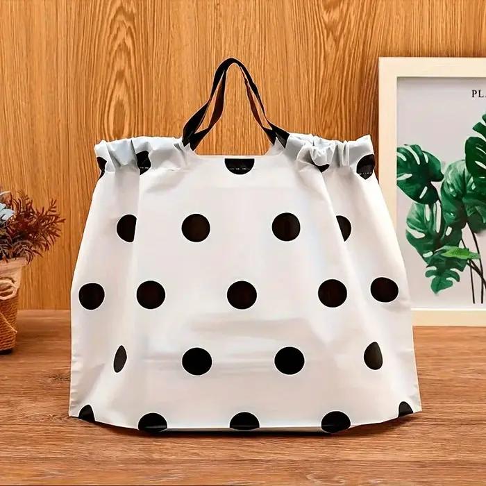 Sac en plastique épais avec poignée
