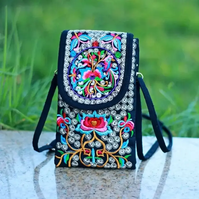 Sac à bandoulière multi-poches pour femme