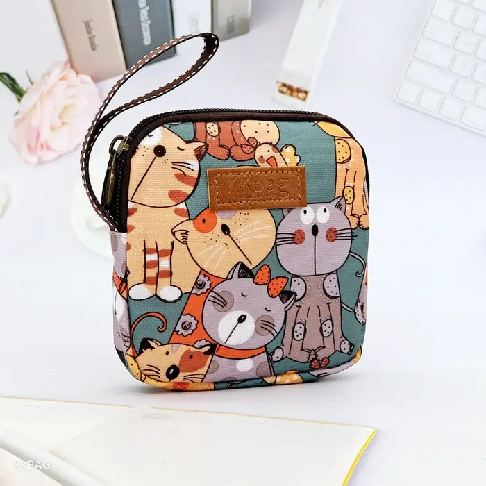 Sac de rangement de Tampon mignon pour femmes et filles