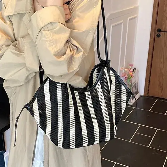 Sac fourre-tout d'été à carreaux pour femme