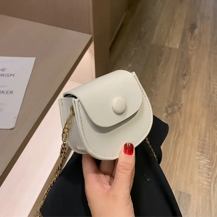 Mode chaînes sac à bandoulière femmes Mini sacs à main enfants porte-monnaie en cuir PU