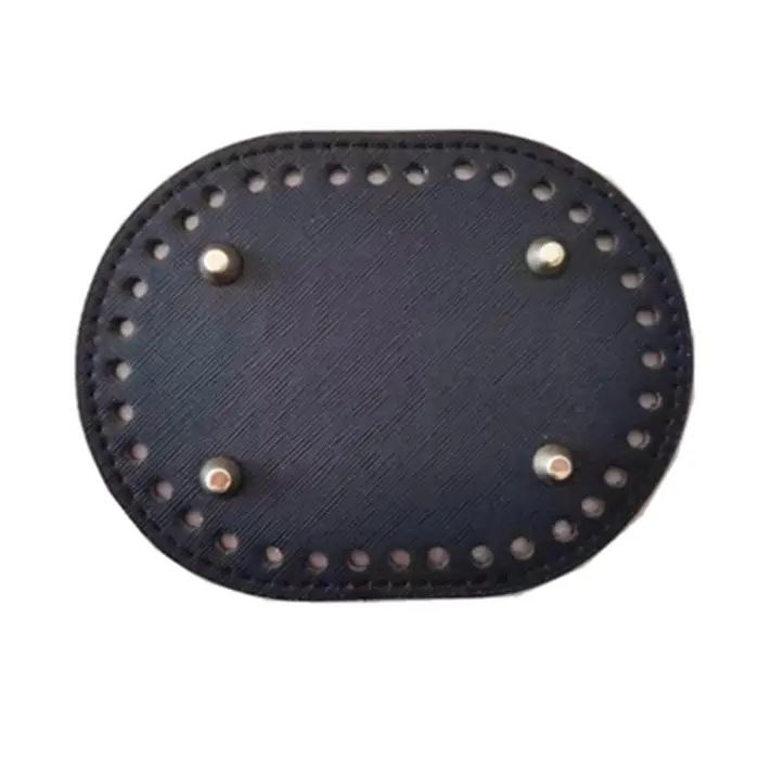Fond de sac tricoté ovale