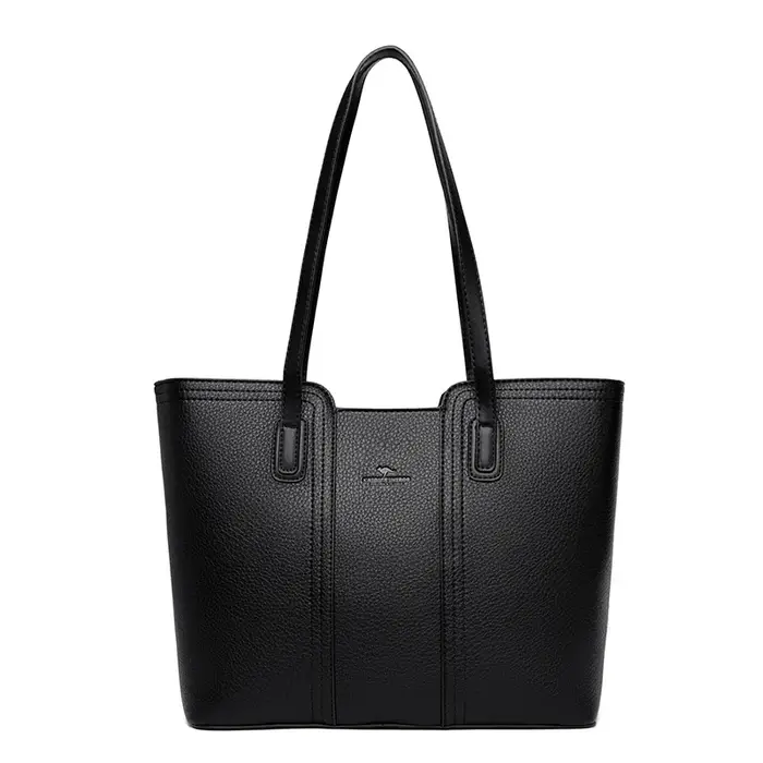 Sac à main en PU de grande capacité pour femme, sac fourre-tout pour femme, sac à fouet avancé, prat