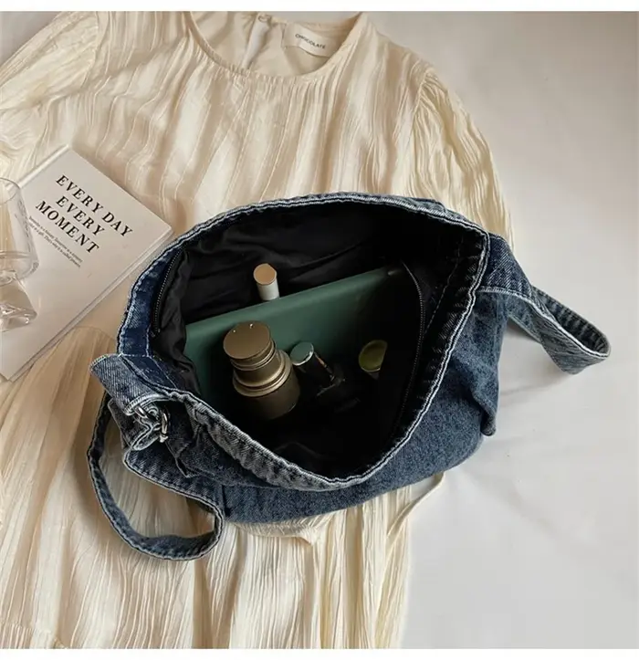 Sac à bandoulière en denim pour femmes