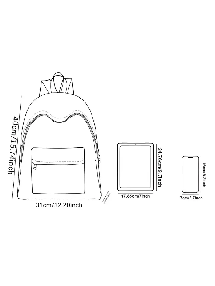 Sac à dos à motif d'arc