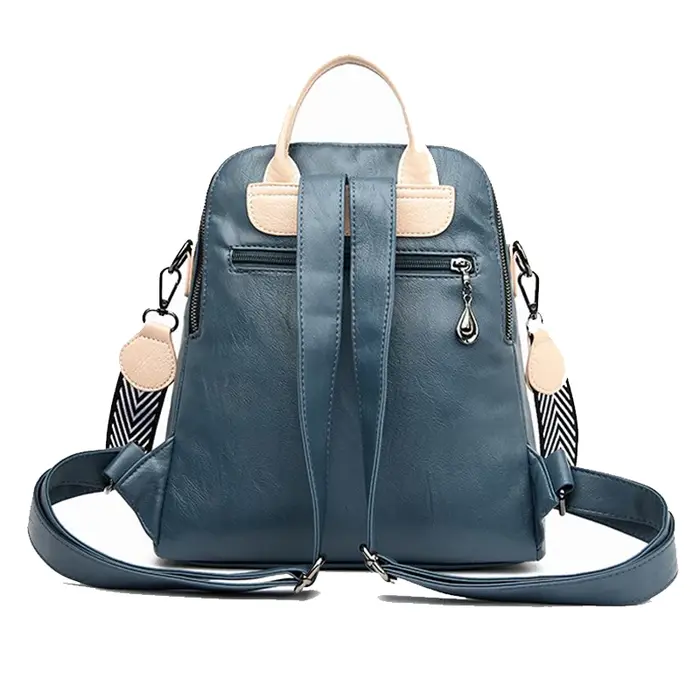 Sac à dos de luxe en cuir souple pour femmes