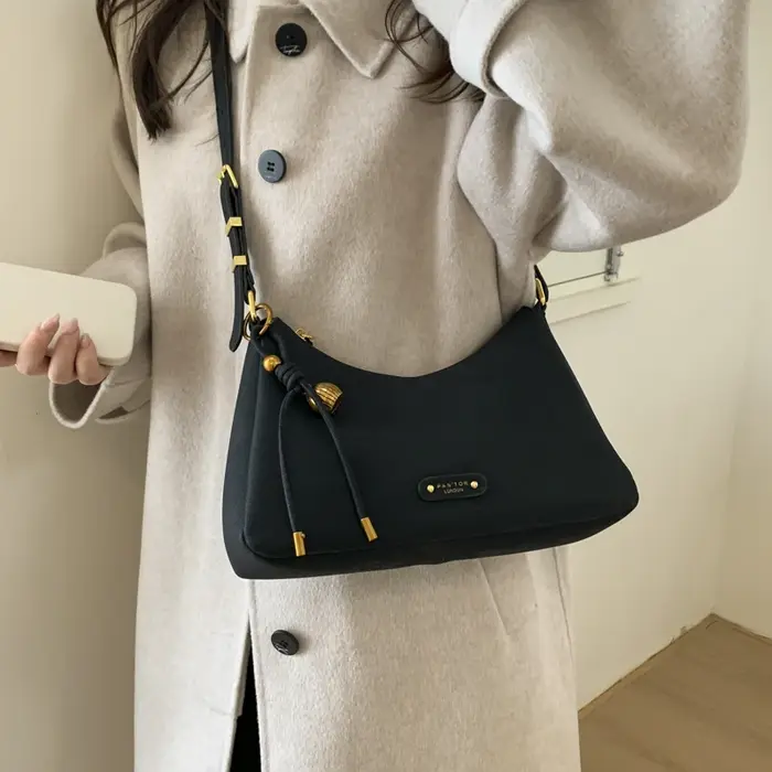 Sac à bandoulière rétro en cuir Pu pour femmes