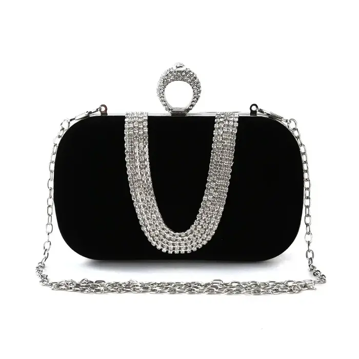 Sac à main de soirée en diamant pour femme