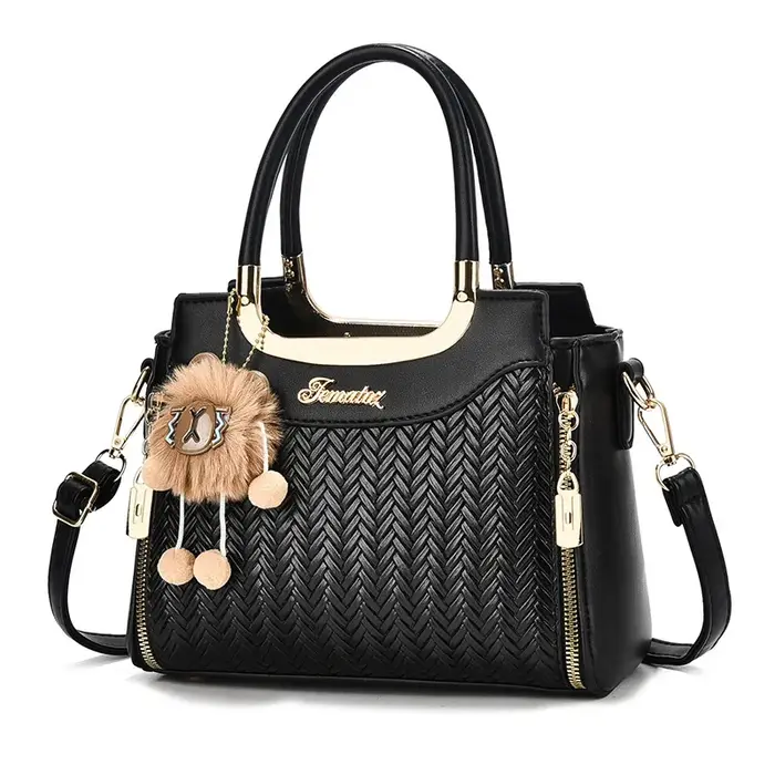 Caroly grande capacité à la mode femmes sac à main épaule sac à bandoulière de luxe élégant personnalité dames sac PU matériel