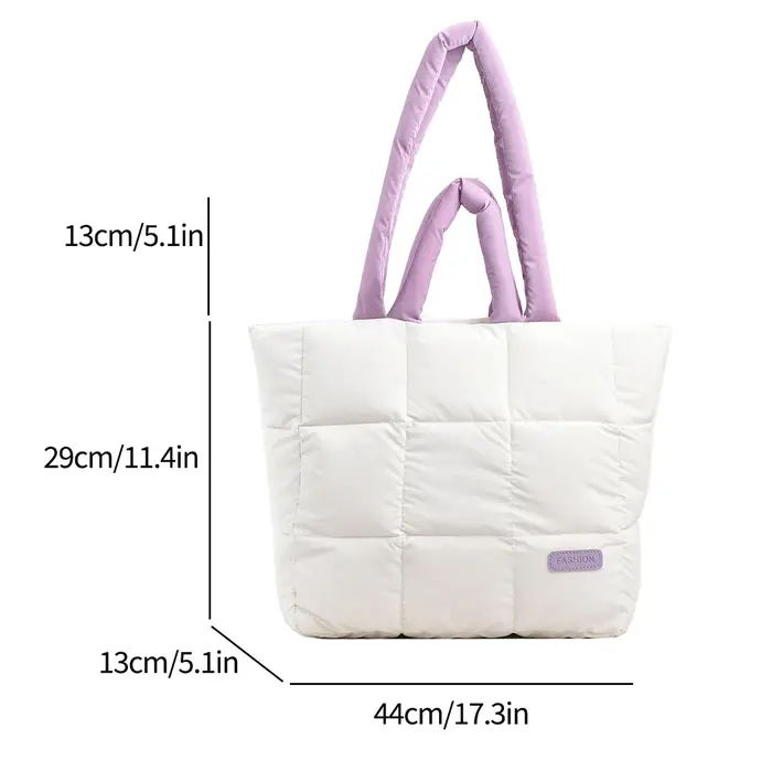 Sac à main en coton Oxford imperméable pour femme