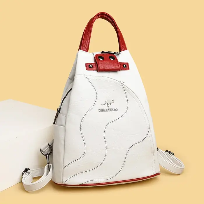 Sac à dos en cuir de bonne qualité pour femmes