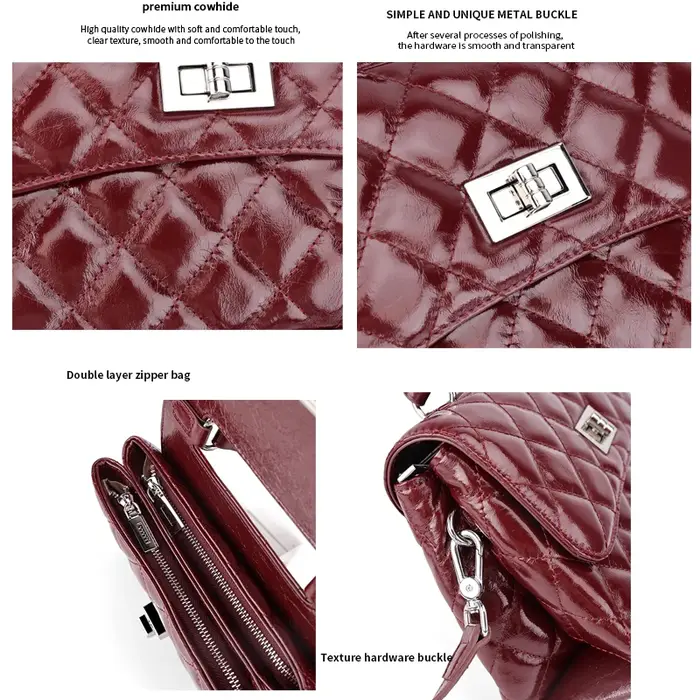 Sacs à bandoulière en cuir de vache véritable pour femmes, sacoche de téléphone portable, sac sous l