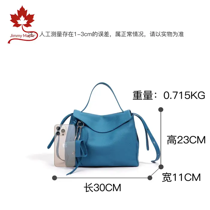 Sac fourre-tout haut de gamme 2026 bleu beige pour femme avec porte-monnaie