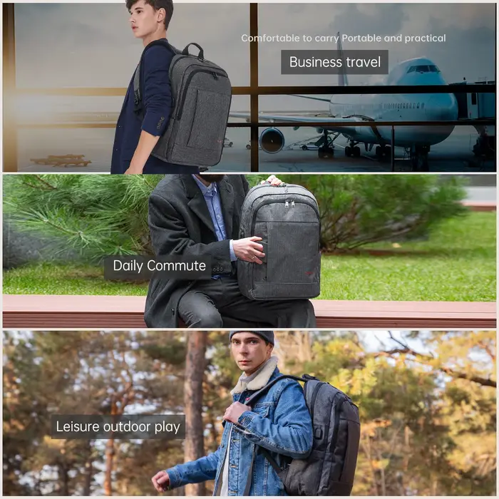 Tigernu-Sac à dos antivol avec chargement USB pour femme