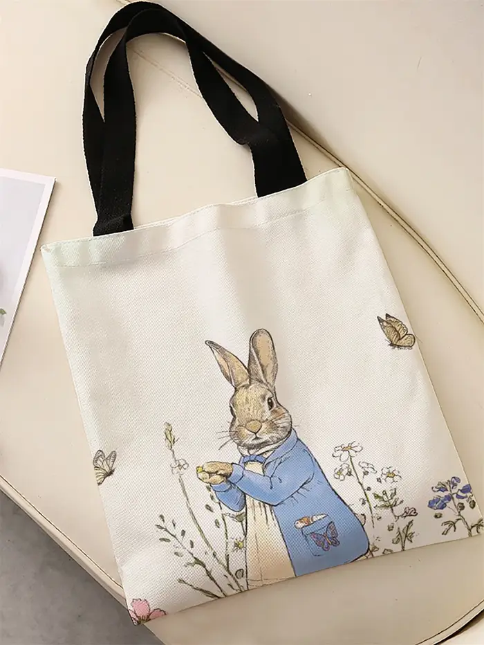 Sac à main décontracté imprimé motif lapin