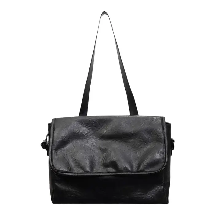 Nouveau Sac Fourre-tout Femme 2026 – Design Rétro Tendance Printemps-Été – Sac à Main Bandoulière Populaire Couleur Unie Douceur Moyenne