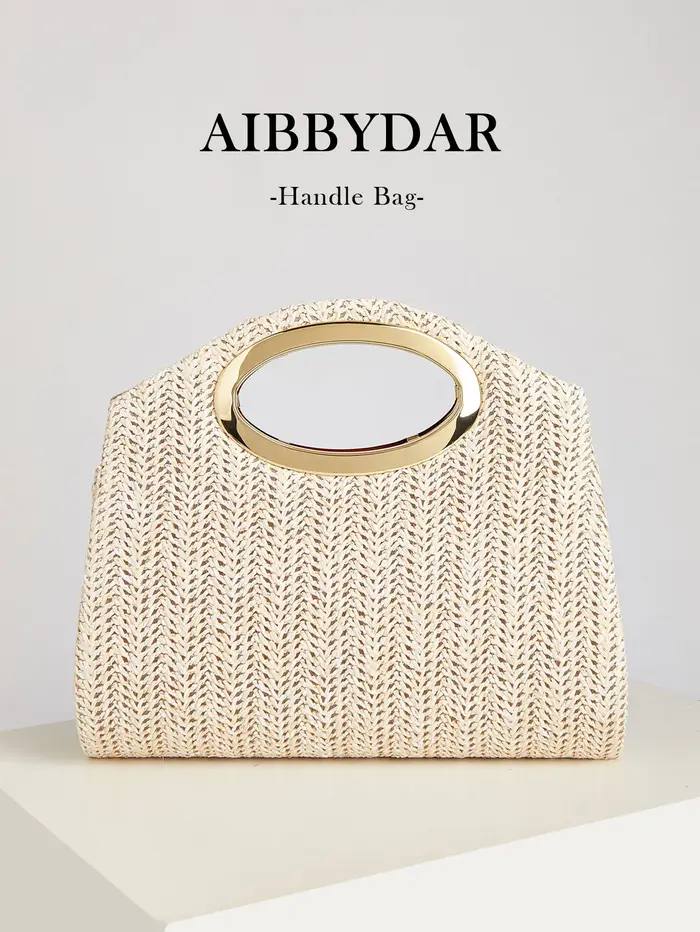 Nouveau sac à main tissé tendance pour femmes