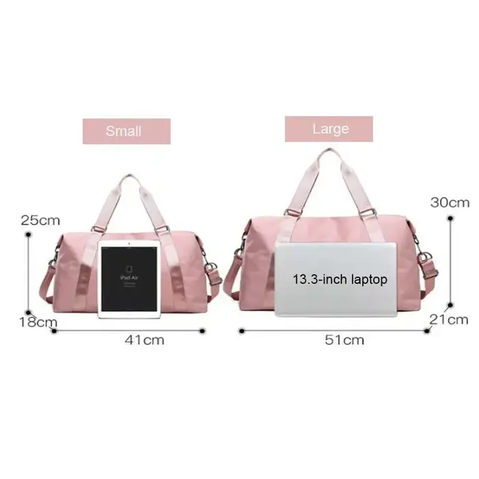 Grand Sac de Voyage Multifonctionnel en Nylon pour Femme