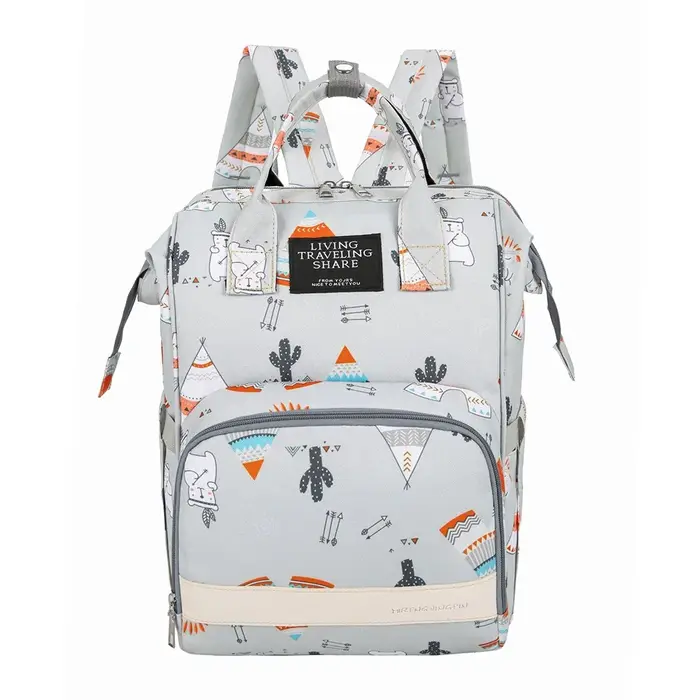 Sac à dos multifonctionnel pour maman, matériau durable, anti-éclaboussures, sac à dos de voyage rés