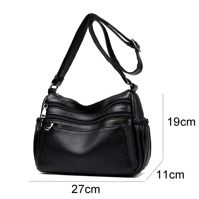 Sac à bandoulière plissé rétro pour femmes, en cuir véritable, style Maillard, sac sous le bras pour