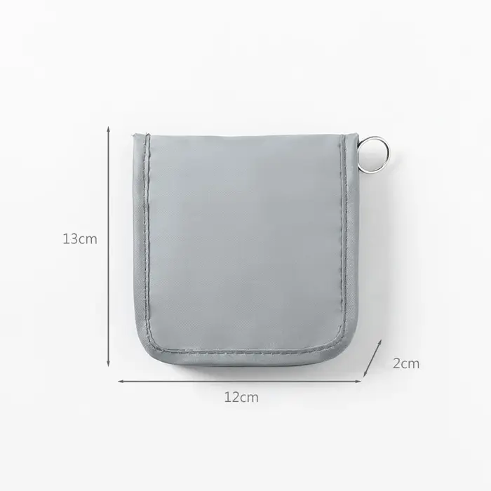 Mini pochette portable pliable à grande ouverture avec fermeture éclair, trousse de premiers secours, sac de rangement essentiel pour les voyages en plein air〔YY32〕
